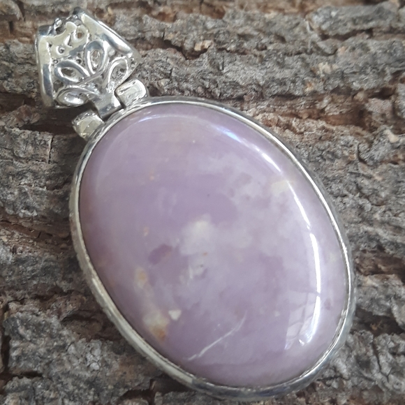 Phosphosiderite Sterling Silver Pendant - Picture 2 of 11